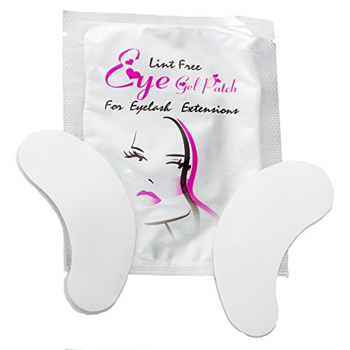 Wimpernverlängerung – Augengelpads – 50 Paar Augenpads – Lint free fusselfrei – Eye Gel Patches für das Applizieren von Einzelwimpern - 2