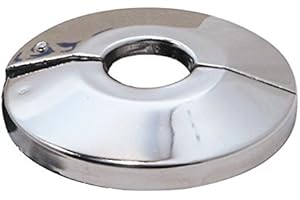 SANITOP-WINGENROTH Bisagra roseta, 12 mm o 1/8 pulgadas, diámetro exterior 55 mm | Juego de 2 | roseta | metal cromado, 19285 9