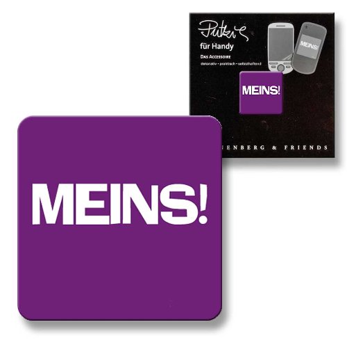 Putztuch fürs Handy Displayputztuch MEINS!