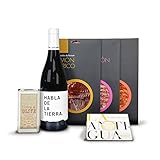 cestas gourmet a domicilio madrid Esta cesta gourmet incluye: AOVE Empeltre Premium (250 ml) de Living & Olive + Chorizo ibérico Guijuelo (100 g) de Revisan + Salchichón ibérico Guijuelo (100 g) de Revisan + Jamón ibérico Guijuelo (100 g) de Revisan + Habla de la Tierra (75 cl) de Bodegas Habla + Queso de oveja semicurado (250 g) de La Antigua