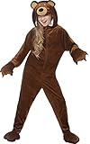 Smiffy's 44563M - Kinder Unisex Bären Kostüm, Alter: 7-9 Jahre, braun
