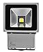 Produktbild Greenmigo 100W LED Kaltweiß Fluter Flutlichtstrahler Outdoor Strahler Lampe Floodlight Strahler Flutlicht Scheinwerfer Leuchtmittel 8000-9000 LM Lampe Floodlight Wasserdicht IP65 Grau