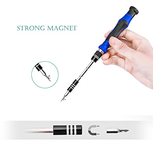 78 PCS Schraubendreher Set, Profi Werkzeug-Set, Reparatur Werkzeug Kit,Magnetverschluss reparatur-tools, Magnetic Austauschbar für Handy, Tablet, PC, Macbook, Uhr etc - 4