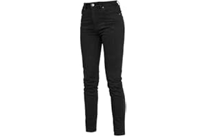 ‎JOHN DOE John Doe Jane High Lady Motorcycle Jeans Monolayer XTM Slim Fit, Black Raw