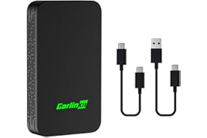 Carlinkit 5.0 Wireless adattatore 2 in 1, adatto per auto con Apple CarPlay e Android Auto, Convert Wired Carplay to senza fili, Wired AA to Wireless Android Auto