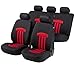 Produktbild Timon 59146, Sitzbezug Schonbezug Autositzbezug, Komplett Set, Schwarz, Rot