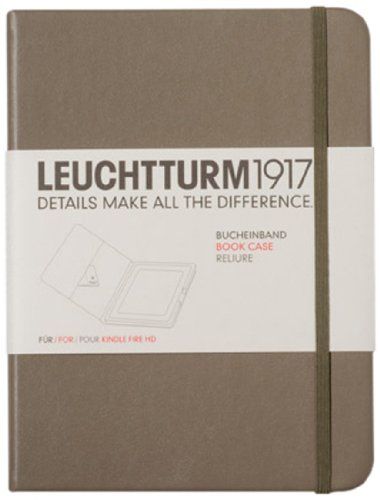 Preisvergleich Produktbild Leuchtturm1917 344384 Undercover (Bucheinband für Amazon Kindle Fire HD) taupe