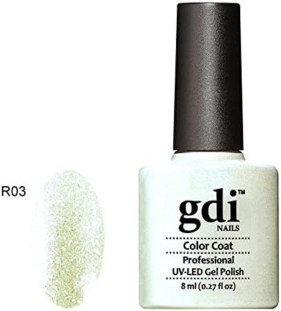GDI NailsR03 Pearl Of Wonder - Semi Sheer Pearl Shade - UV LED Soak Off Gel Nail Polish Varnish - Shimmer Glitter Range - 8ml - ***REQUIRE UV/LED LAMP TO CURE DRY GEL POLISH***
