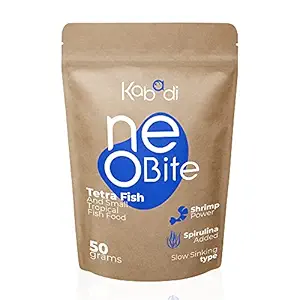 Kabadi Aquatic Neo Bite Spirulina Fish Food for Tetra Fish and All Tropical Fishes