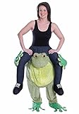 Erwachsene Frosch Fasching Herren Kostüm Huckepack Schlüpfkostüm Party Animal Carry Me