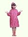 Korean Star Lovely Baby Raincoat Fashion Children Rainwear Deep Pink S