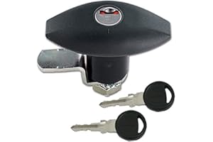 PRO-STYLING DESIGN FOR PERFECTION Klappenschloss Schloss Serviceklappe Gaskasten Wohnwagen Wohnmobil Caravan schwarz Ellipse