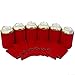 Produktbild TXVSO Home 6pcs Neopren-Bierrohling kann Flaschenkühler Sleeves 12oz, Erfrischungsgetränk, Economy-Volumen, zusammenklappbarer Isolator, ideal für BBQ-Hochzeiten, rot