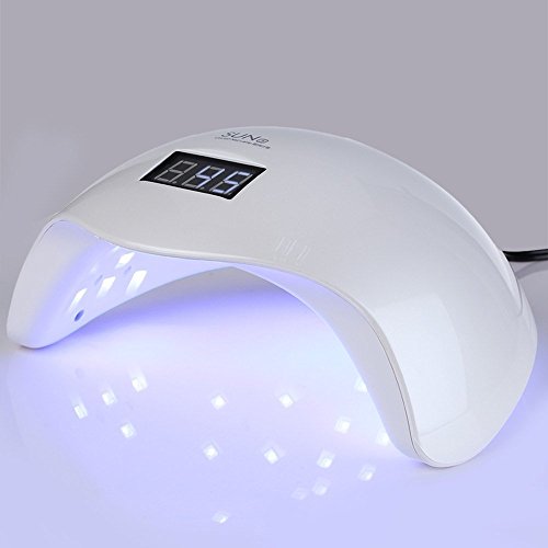 Neverland SUN5 2 in 1 48w Led UV Nagellampe mit Timer fur Nagellack Nail Gel Polish Nageltrockner 4 Modes Weiß