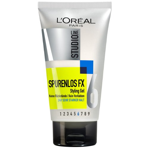 L'Oréal Paris Studio Line Haar-Gel Spurenlos FX Styling Gel, 24h starker Halt, 1 x 150 ml