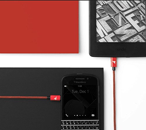 C  ble Micro USB Chargeur Samsung  2m 6 5ft  Rampow - GARANTIE A VIE - Charge Synchro Rapide - C  ble USB Micro USB Nylon en Filet 2 4A pour Samsung S