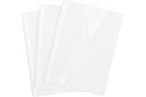 HJYODY 100 fogli di carta velina bianca, 35 x 50 cm, carta velina per confezioni regalo, per Natale, riempitivo, fiori, arte, artigianato, fai da te, compleanno, matrimonio, decorazione