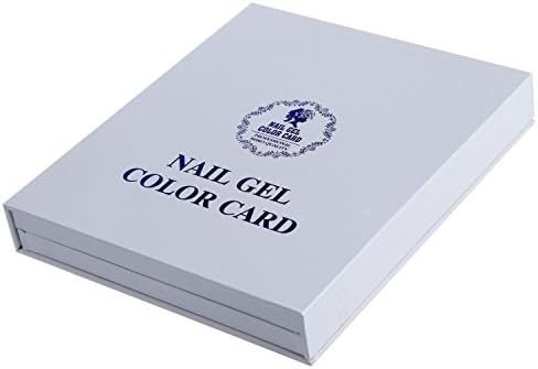 120 Colors Nail Presentation Display Card Gel Book +120 Fingernails Tips white