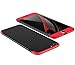 Produktbild iPhone 6 Hülle, Aostar 3 in 1 Ultra Dünner PC Harte Case 360 Grad Ganzkörper Schützend Handyhülle Case Cover Bumper Schutzhülle Vollschutz Schale für iPhone 6/6s (iPhone 6/6s, Schwarz+Rot)