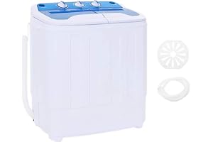 vidaXL Minitvättmaskin med dubbla trummor 5,6 kg