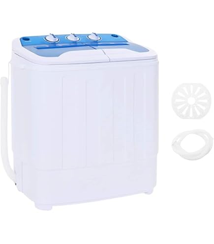 ini Lavatrice Pieghevole, 9L ini Lavatrice Portatile con Funzione