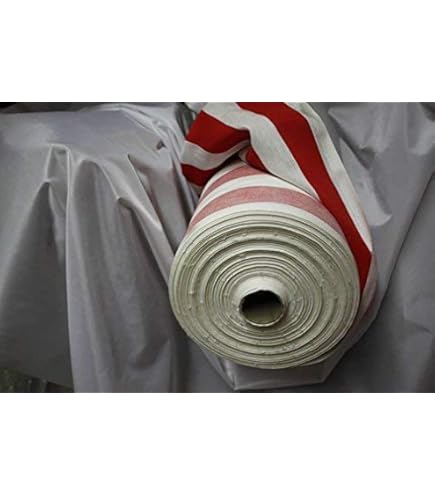 Stof per meter Decoratieve Stof Rood-Wit Breedte Ca. 140 cm Stof per meter Decoratieve Stof Rood-Wit Breedte Ca. 140 cm