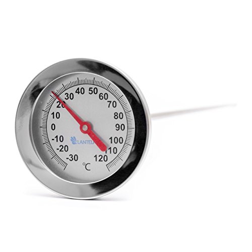 Lantelme 6115 Bimetall Erdboden – Kompostthermometer Wasserdicht -30 bis +120 Grad – Analog mit 50 cm langer Sonde - 2