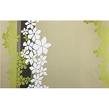 Hogar Y Cocina Lb Hojas De Bambu Verde Orquideas Piedras Negras