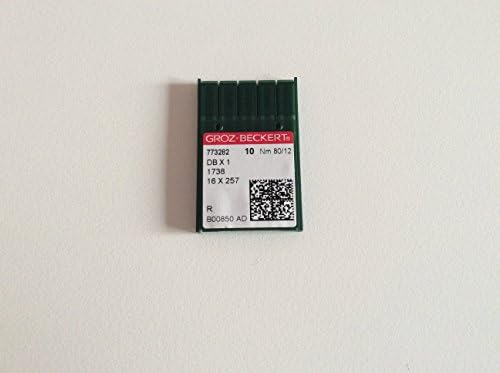 Groz Beckert 16X231, DBX1 Size 80/12 Industrial Sewing Machine Needles Packet of 10