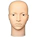 Soft Vinyl Multifunctioal Female Bald Mannequin Head Makeup Massage Training Wig Making Hat Sunglasses Display Mannequin Model Head