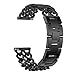 Produktbild TianranRT Doppel Reihe Cowboy Kette Legierung Watch Band Handgelenk Gurt Für Fitbit Versa Lite (Schwarz)