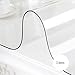 Produktbild QWM-Extra große Tischdecke Rechteck PVC Tischdecke, transparente weiche wasserdichte Esstisch Tischdecke Kunststoff Tisch Matten Kristallplatte Öl-proof Kaffee Mats QWM-Tischtuch ( Farbe : Transparent 3.0mm , größe : 80*80cm )