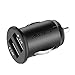 Produktbild Auto Ladegerät 2-Port 24W/4.8A Ultra Klein CE und RoHS zertifiziert USB KFZ Ladegerät für iPhone 7 / 7 Plus / 6s / 6s Plus / iPad Pro / Andriod / Galaxy S7 / S7 Edge / S6 Edge / Nexus 5X / 6P , Tablets, Bluetooth Geräten, Powerbank und mehr