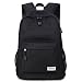 Produktbild Mupack Mode Oxford Rucksack mit USB Ladegerät Port Schulrucksack Damen Herren für 15.6 zoll Laptop Notebook oder Macbook Pro 13 zoll Schwarz