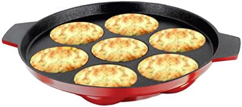 NIRLON Non-Stick Aluminium Appampatram, Black