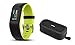Produktbild Garmin vívosport GPS-Fitness-Tracker – 24/7 Herzfrequenzmessung am Handgelenk, integriertes GPS, hochauflösendes Farb-Touchdisplay, grau / gelbgrün, Armbandgröße L inkl. Tasche