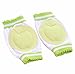 Kolylong Baby Safety Crawling Elbow Cushion Toddlers Knee Pads Protector (Green)