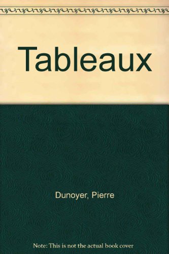 Download Pierre Dunoyer : Tableaux Download Pierre Dunoyer : Tableaux