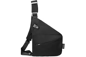 HeeDz Wander Plus Anti Theft Travel Bag,Wander Plus Cross Body Travel Waterproof Bag,Slim Sling Bag Cross Body Travel Bag,Casual Backpack,Chest Bags for Men,Traveling,Outdoor,Sports