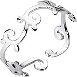 Katylen S925 Silberring Tintenfischring im Ethno-Stil Ring Weiblich, S925-Ring, Öffnung einstellbar