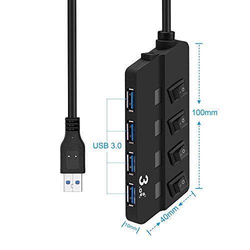 Lyhoon high speed usb typ C hub typ C auf USB 3.0 Adapter für USB Typ-C-Geräte/Macbook/Galaxy Note 7/OnePlus3/Moto Z/Chromebook Pixel/Nexus 5X/Nexus 6P/Nokia N1 Tablet usw - 6