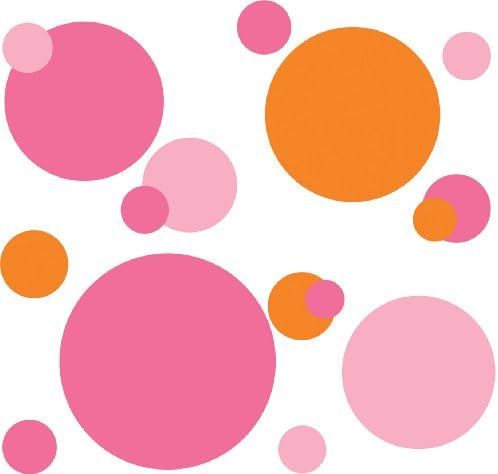 Jomoval RoomMates Repositionable Childrens Wall Stickers Wall Pockets, Pink