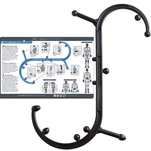 Body Back Buddy una Herramienta de Masaje para la Espalda con un Póster de Uso, una Terapia de Puntos Gatillo, Acupresión y Masajeador de Muscular Profundo, Alivio del Dolor para Todo el Cuerpo