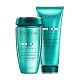 Kerastase - Coffret Cadeau série limitée - Gamme Resistance - Bain extentioniste 250ml + Fondant extentioniste 200ml - kit idéal pour le soin des cheveux longs et pour favoriser leur croissance
