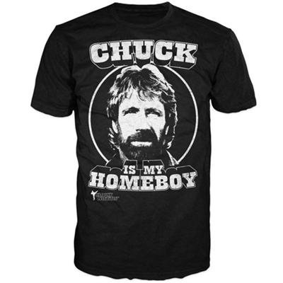 Preisvergleich Produktbild Chuck Norris T-Shirt -L- Homeboy, schwarz