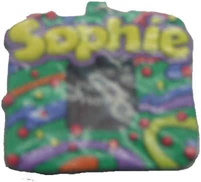 SOPHIE PERSONALISED KEYRING MAGNET PICTURE FRAME TAKES ONE PASSPORT SIZE PICTURE