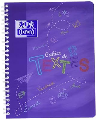 Cambridge Cahier texte oxford couverture polypropylène 17x22