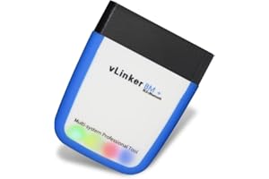 ‎TONWON TONWON OBDII Bluetooth vLinker BM+ OBD skaner OBD2, narzędzie diagnostyczne, kontrolka silnika do systemu Android, iOS i Windows (Bluetooth 4.0)