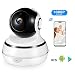 Produktbild WLAN Kamera IP Kamera 1080P, ACCEWIT Mini Dome Kamera Überwachungskamera mit HD Video, 355°/110°Schwenkbar, Zwei-Wege-Audio, Sicherheitskamera Baby Monitor Cloud Service verfügbar
