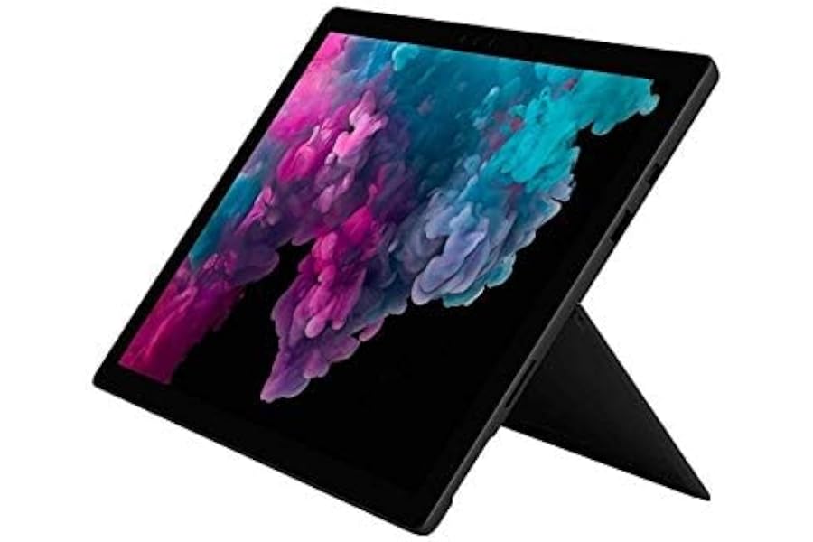 Microsoft Surface Pro 6 (12,3-zoll, 2018), Schwarz (Generalüberholt) | Intel Core i5-8250U, 8GB RAM, 256GB SSD